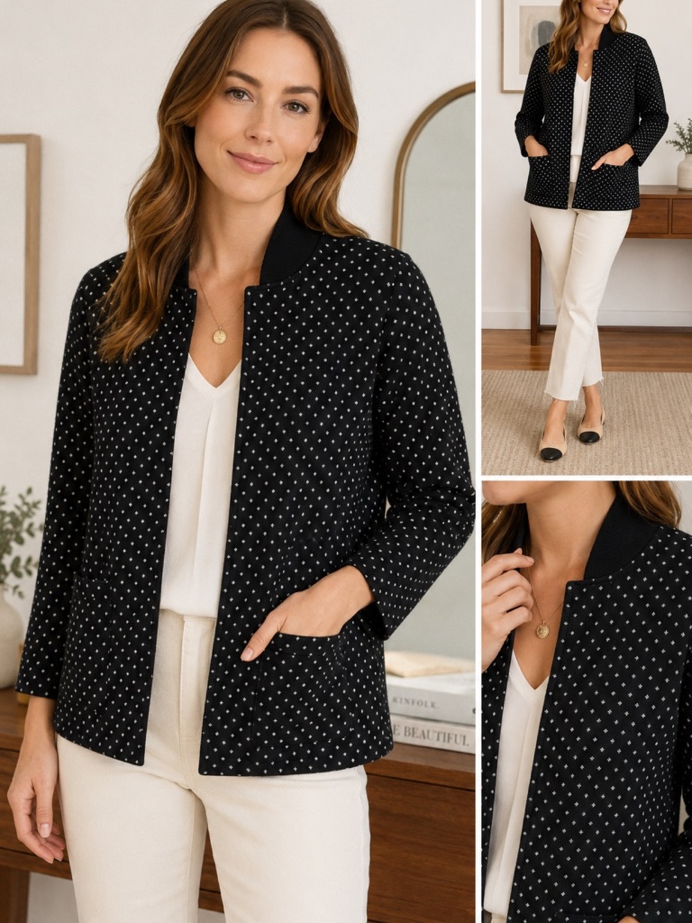 J.Crew 365‎ Thick Merino Wool Cotton Blend Cardigan Jacket S